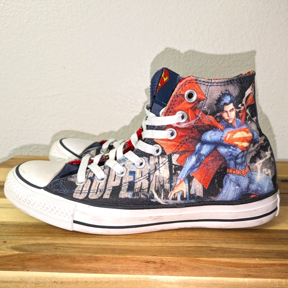 Converse All Star Chuck Taylor Superman  Mens Sz 7 Womens 9 Sneakers